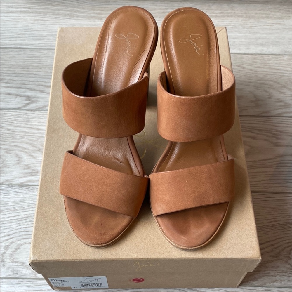Joie Women's Tan Mule Sandals